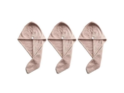 Paquete de 3 toallas de microfibra suaves para cabello mojado, de secado rápido. Rosewell