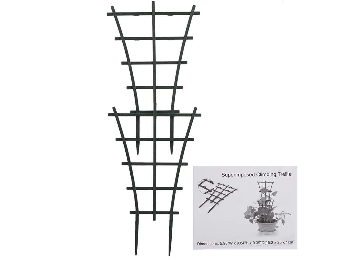 Soporte de enrejado de plástico para plantas