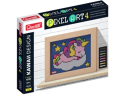 Juego Educativo QUERCETTI Pegs Pixel Art 4 Unicornio 4800 pz (Edad Mínima: 6 Años - 42 x 33,5 x 6 cm)