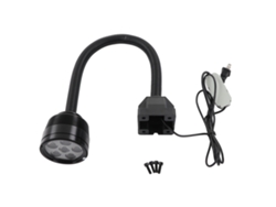 Lámpara de trabajo LED 2026 para máquinas, 6 W, 540 lúmenes, con brazo flexible e impermeable, para iluminación industrial de tornos.