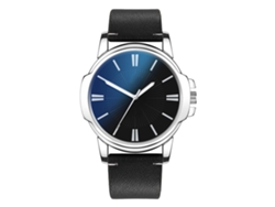 Reloj Simple Casual De Moda G17 Cuarzo Con Correa De Cuero Regalo De Cumpleaños Para Hombres (negro)