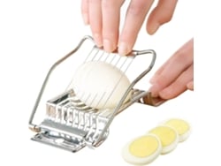 Cortador De Huevos De Acero Inoxidable Multifuncional Para Huevos Cocidos Fresa Plátano Jamón Fácil De Limpiar Y Almacenar