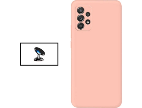 Kit Carcasa + Soporte Samsung Galaxy A53 5G PHONECARE Rosa