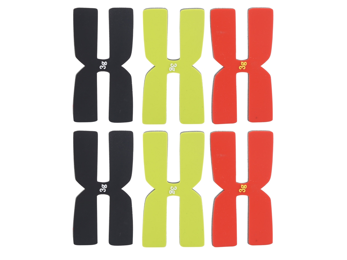 6 Piezas De Silicona Tipo H Para Equilibrar La Cabeza De La Raqueta De Bádminton.