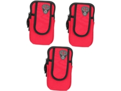 Brazalete Deportivo De 3 Piezas Con Funda Para Teléfono Y Brazalete Para Correr.