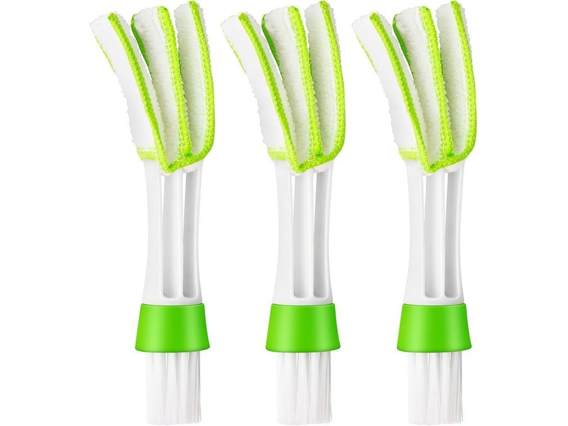 3 Minicepillos Para Limpiar Las Rejillas De Ventilación Y El Sistema De Aire Acondicionado Del Coche.