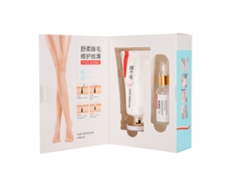 Crema Depilatoria Suave Para Piel Con Sérum Reparador Y Hidratante Set De Cuidado Corporal