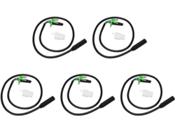 Cable De Extensión De Conversión De 9 Pines (5 Unidades) Con Conector Impermeable Para Bicicleta Eléctrica De 60 Cm
