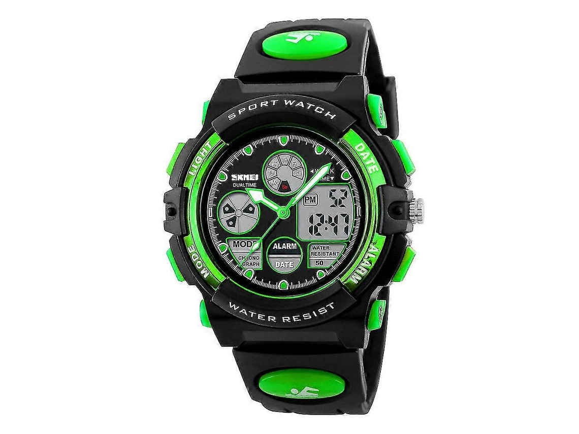 Relojes digitales para niños, para deportes al aire libre, multifuncionales, impermeables, con luz LED Ly Ebike