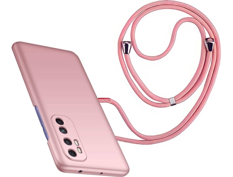 Funda Xiaomi Mi Note 10 Lite Turtleshell Rígida con Collar Rosa