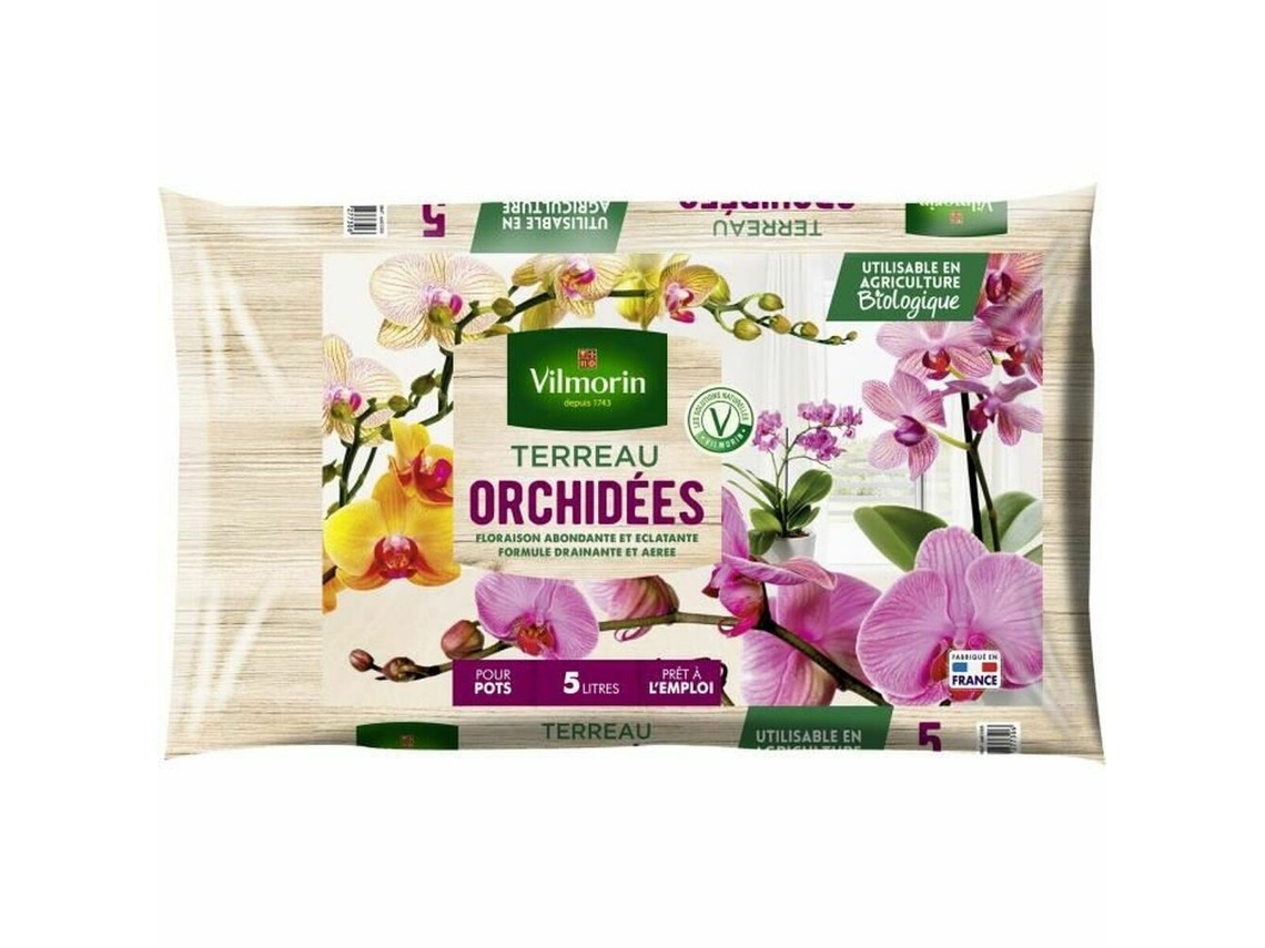 Tierra para macetas VILMORIN Orquídea 5 L