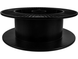 Carrete De Plástico Negro Para Alambre Y Cable.