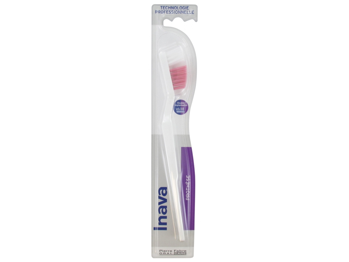 Cepillo de Dientes Inaba Prótesis Color: Rosa INAVA