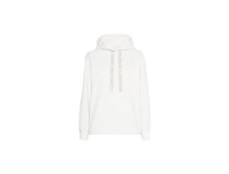 Camiseta de Mujer CALVIN KLEIN Essential Algodón Blanco (L)