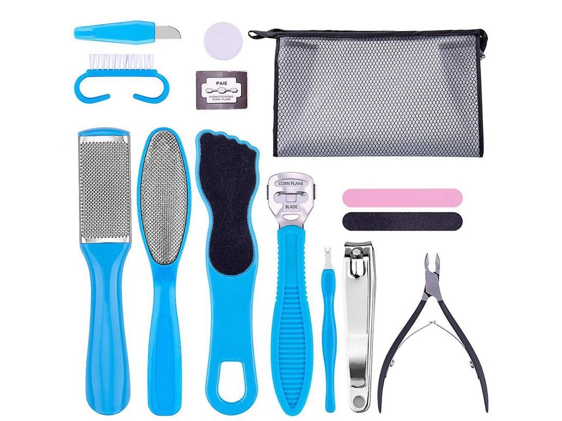 Juego De 14 Limas Para Pies, Herramienta De Manicura Para El Cuidado De Los Pies, Segura Y Eficaz.