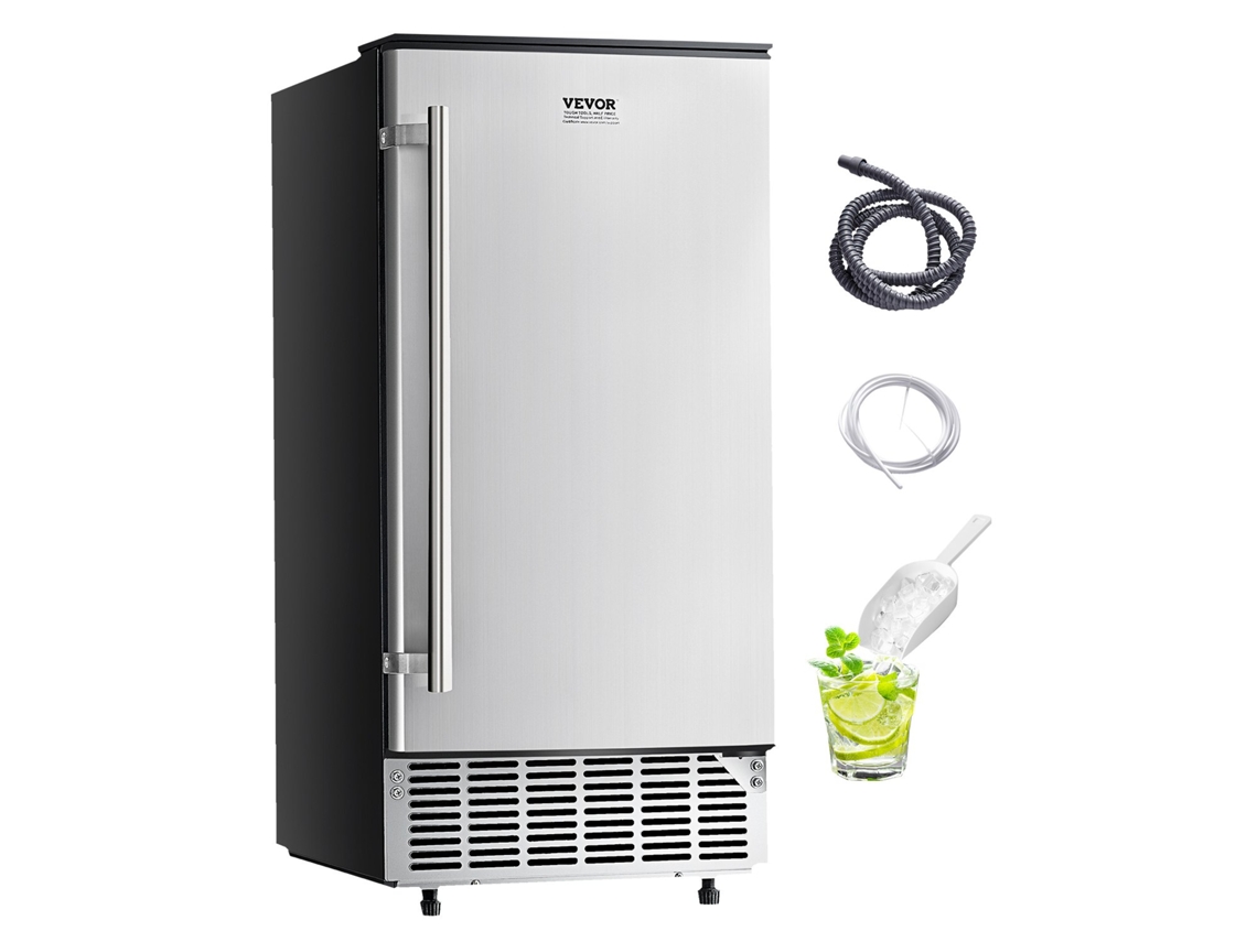 Máquina de hielo bajo encimera Vevor, 36 kg/día, 380 x 485 x 855 mm