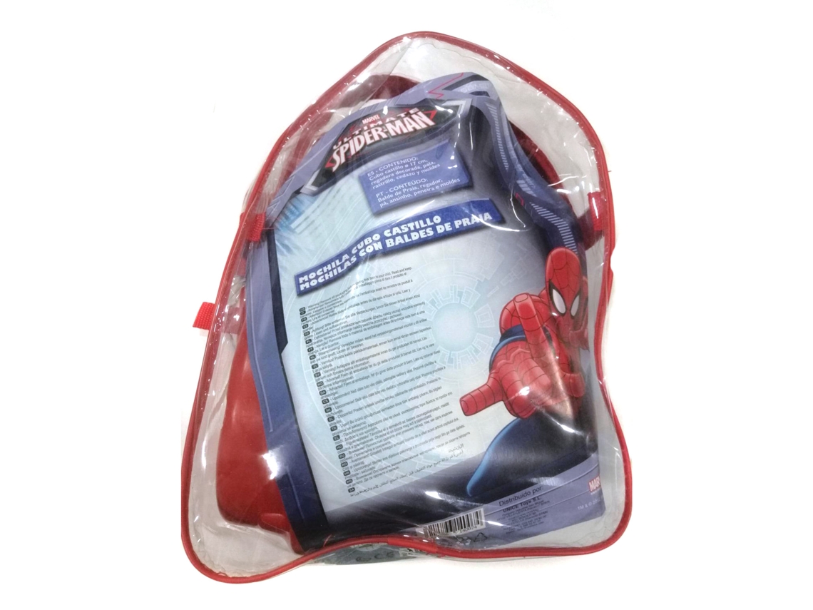 Mochila DISFRAZZES Cubo Playa Spiderman (18 cm)