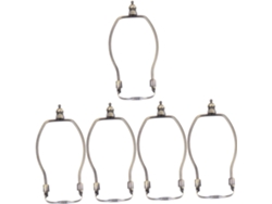 Soporte Para Pantalla De Lámpara De Arpa Decorativo De Bronce De 5 Piezas