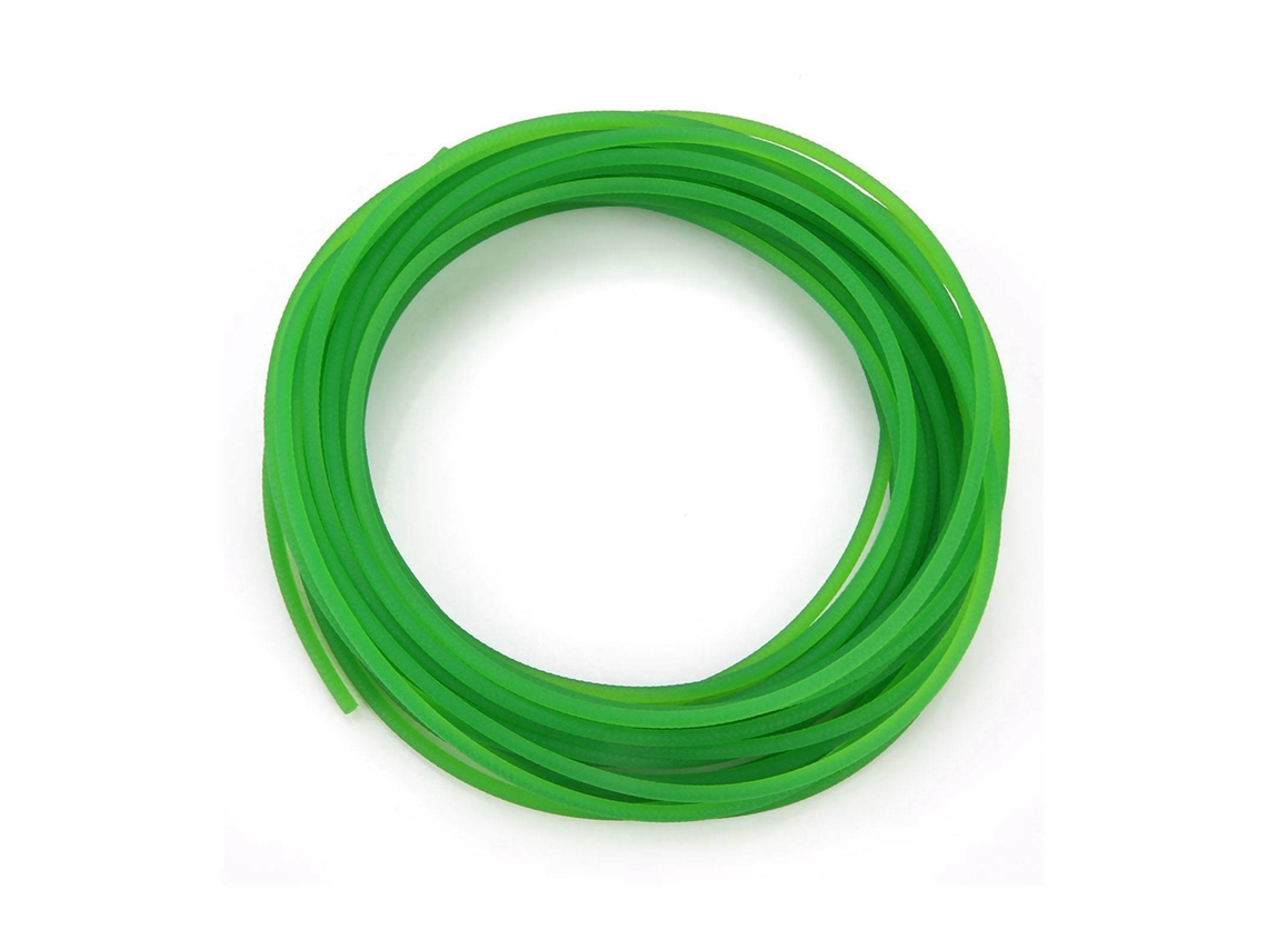 Cinta Redonda De Poliuretano Verde Con Superficie Rugosa Para Transmisión (4mm*10m)