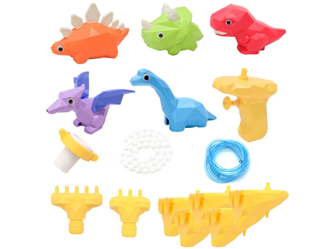 2026-16 Piezas Juguetes De Baño De Dinosaurios Para Niños Juguetes De Riego De Dinosaurios Juguetes De Baño Divertidos Regalo De Verano Para Niños