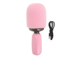 Microfone Bluetooth Com Alto-falante Portátil Para Karaokê Em Casa, Conexão Sem Fio E Som Claro