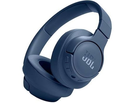Auriculares Bluetooth JBL TUNE 720 BT (Over Ear - Micrófono - Azul)