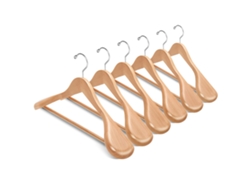 Perchas de metal, 30 piezas, 42 cm