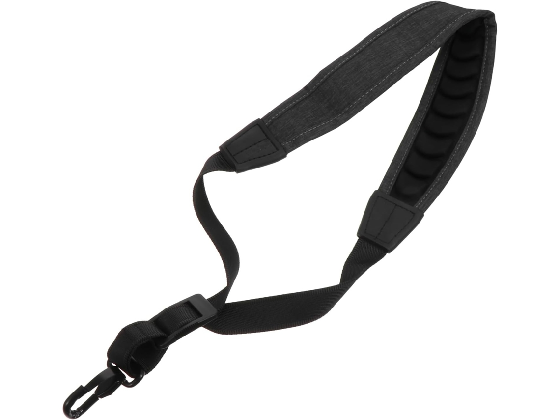 Correa De Saxofón Ajustable Y Gruesa En Tela Azul Oscuro, Accesorio De Sujeción Cómodo.