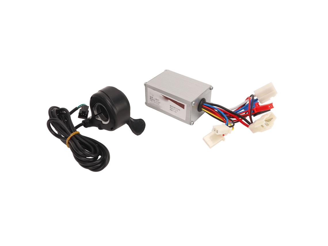 Controlador Eléctrico De 24 V Y 250 W Para Bicicletas Y Patinetes Con Acelerador De Pulgar Sensible.