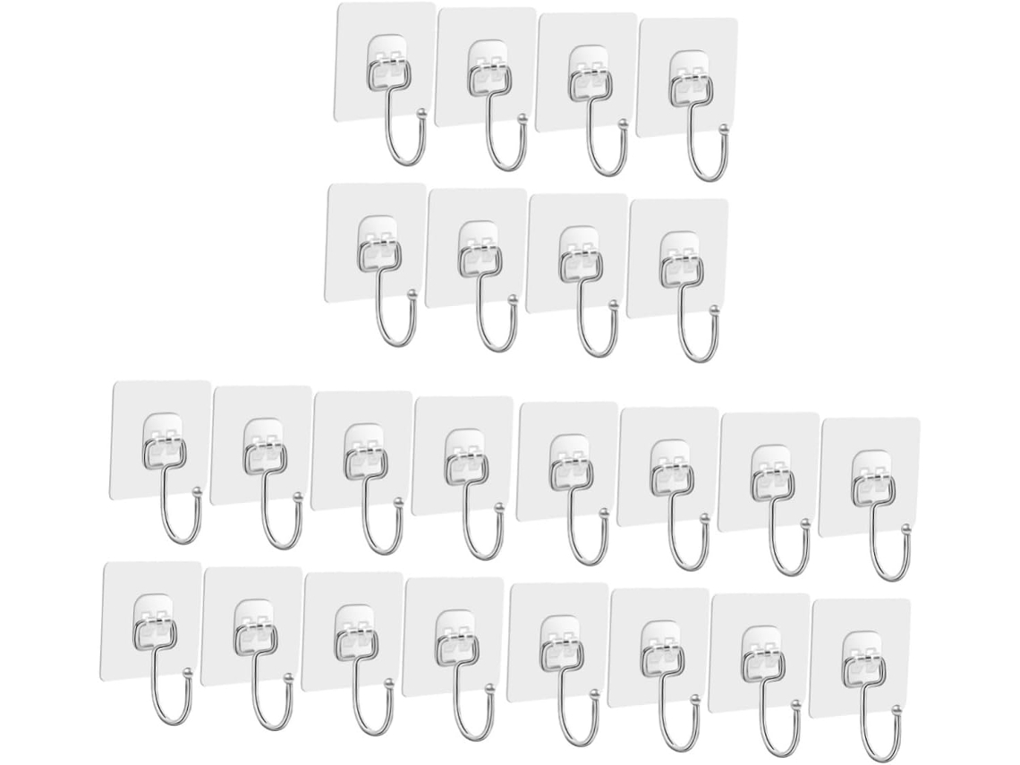 Ganchos Sólidos, Perchero De Pared Multiusos, Adhesivo Para Tela, Soporte Para Resistente