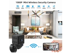 Cámara De Seguridad Inalámbrica Wifi Interior Con Visión Nocturna Infrarroja Y Detección De Movimiento Para El Hogar