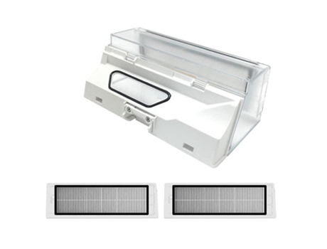 Caixa de pó para xiaomi mi robot 2st roborock s55 s51 peças filtro hepa