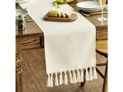 Mantel Individual De Estilo Rústico, Lavable A Máquina, Ideal Para La Cocina, La Mesa Y Fiestas, 33 X 143 Cm.