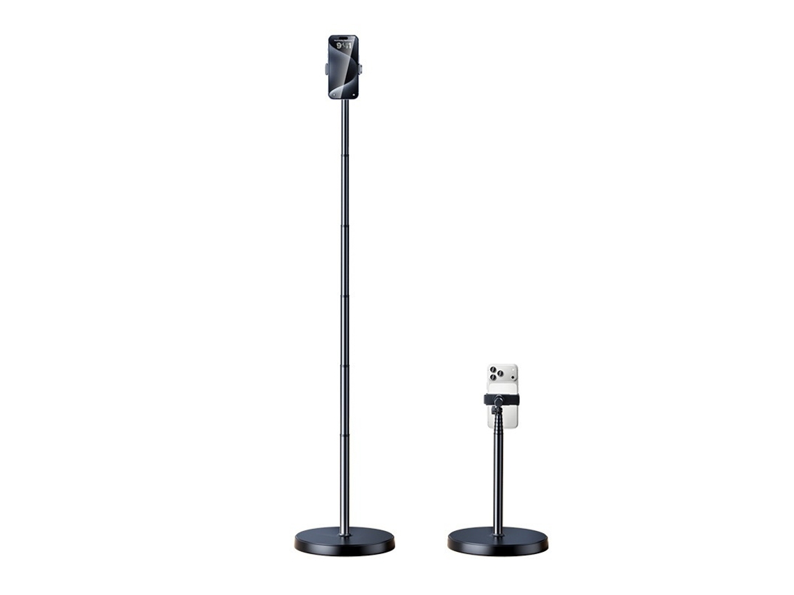 Suporte Para Celular De Mesa E Chão, Altura Ajustável, Para Transmissão Ao Vivo E Fotografia