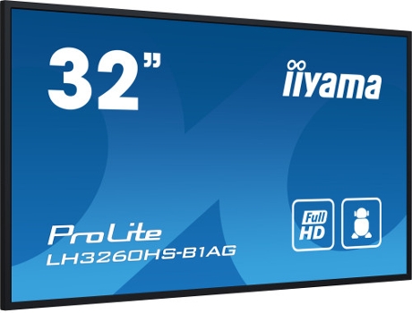 IIYAMA Prolite Pizarra de Caballete Digital 80 Cm 31.5 Led Wifi 500 Cd / M² Full Hd Negro Procesador Incorporado Android 11 24/7