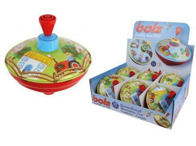 Trompo Granja LENA TOYS (13cm)