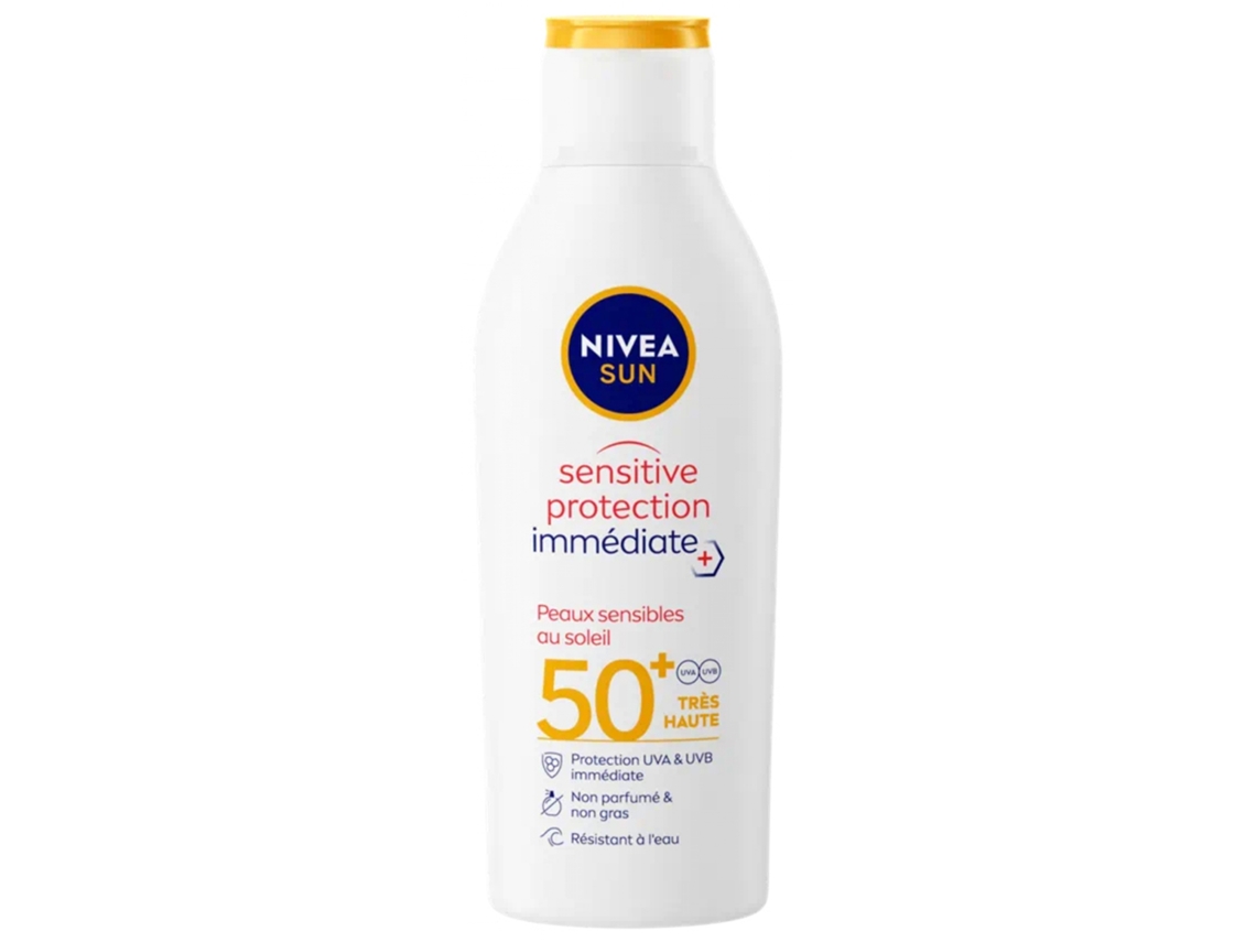 NIVEA Sun Sensitive Leche de Protección Inmediata Spf50+ 200 Ml