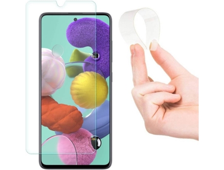 Protector Cristal Templado Samsung Galaxy A51 LMOBILE Tpu Transparente