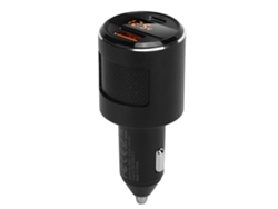Cargador De Coche 65w De Alta Potencia Con Pantalla Digital 2 En 1 Qc3.0+pd Carga Rápida