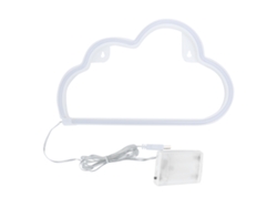 Lámpara De Pared Led Con Forma De Nube De Neón Para Decoración De Bares, Fiestas, Navidad Y Bodas - Luz Rosa