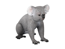 Figura De Juguete De Un Koala Sentado, De Plástico, Con Aspecto Realista, Ideal Para Niños.