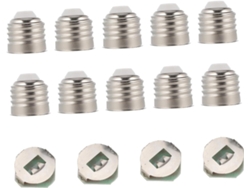 1 Conjunto De Acessórios Para Lâmpadas Led Com Tampas De Material Premium Para