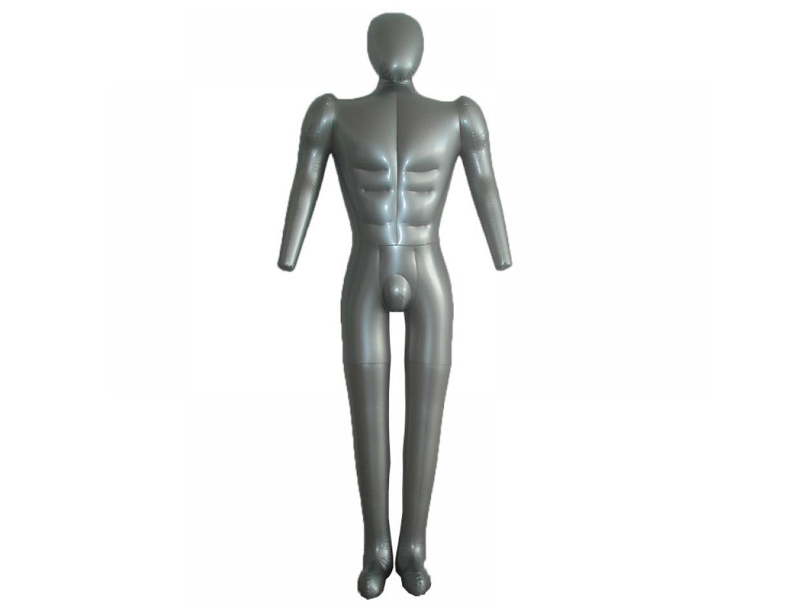 JILLIOPER Maniquí Inflable de PVC para Fotos Ropa Pantalones Modelo Hombre y Mujer