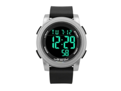 Reloj Deportivo Digital Informal Para Niños Y Adolescentes Con Correa De Silicona Dzb12 (plateado)
