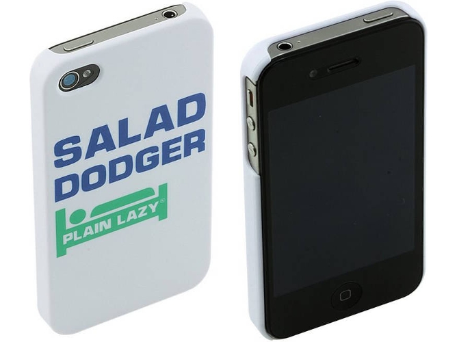 Funda iPhone 4, 4s PLAIN LAZY PLIP4SD Blanco