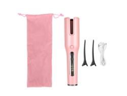 Plancha De Rizo Portátil Usb Recargable Para Cabello Varilla Rizada Rosa