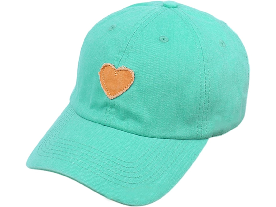 Gorro De Niña Con Aplique En Forma De Corazón, Cortavientos, Estilo Béisbol, Primavera, Sol.