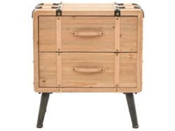 Maison Exclusive - Mesita De Noche Madera Maciza De Abeto 50x35x57 Cm