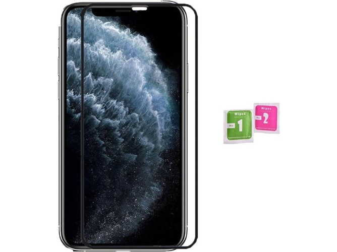 Protector de Cristal Templado iPhone 11 Pro Completo Negro