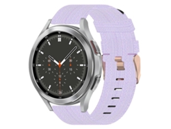 Correa de nailon trenzado para Samsung Galaxy Watch4 Classic de 46 mm y 20 mm.